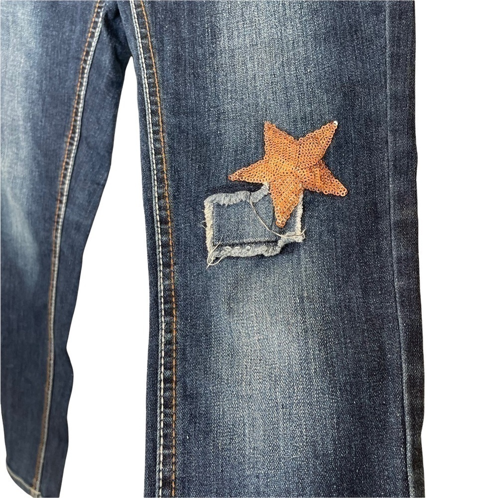 Vigoss Girl's The Jagger Ankle Skinny Super Stretch Denim Jeans Blue Star 12 - Picture 2 of 7